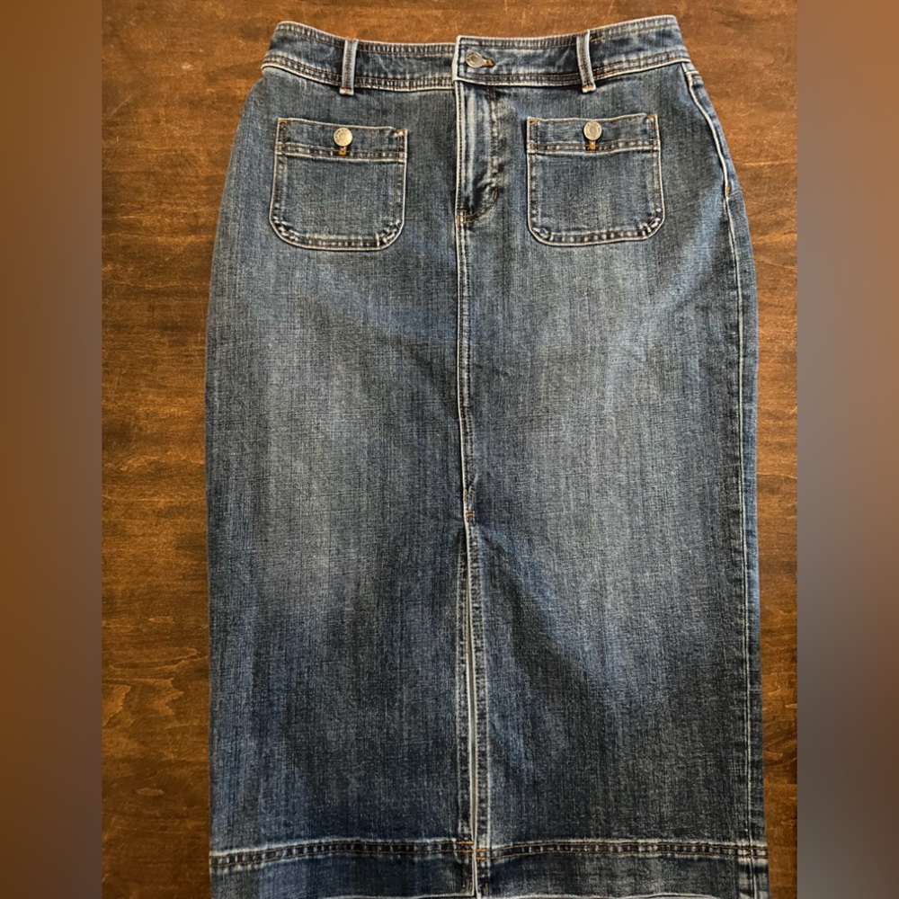 Talbot Denim Midi Skirt - Picture 4 of 5